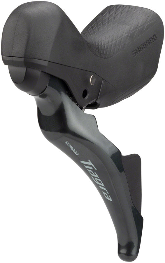 Shimano Tiagra ST-4725/BR-4770 Mechanical Shift/Hydraulic Brake Lever Caliper - Front Flat Mount Finned Resin Pads BLK-Goodwynn'sGoodwynn's