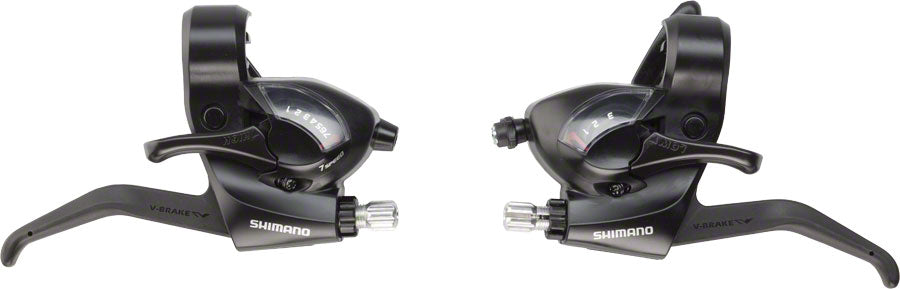 Shimano ST-EF41 3x7-Speed Brake/Shift Lever Set Black-Goodwynn'sGoodwynn's
