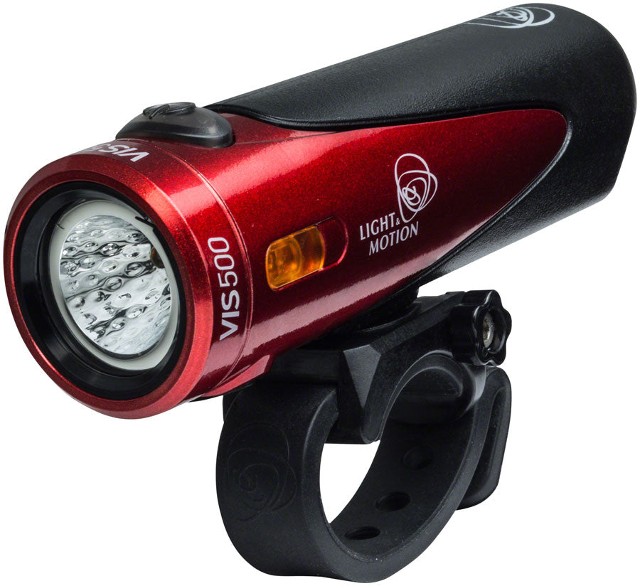 Light and Motion VIS 500 Rechargeable Headlight: Racer Red/Black-Goodwynn'sGoodwynn's
