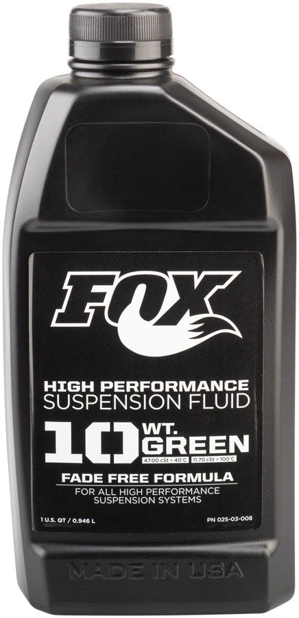 FOX 10 Weight Green Damper Fluid 32 oz-Goodwynn'sGoodwynn's