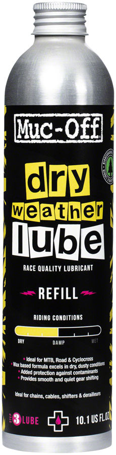 Muc-Off Bio Dry Bike Chain Lube - 300ml Aluminum Refill Bottle-Goodwynn'sGoodwynn's
