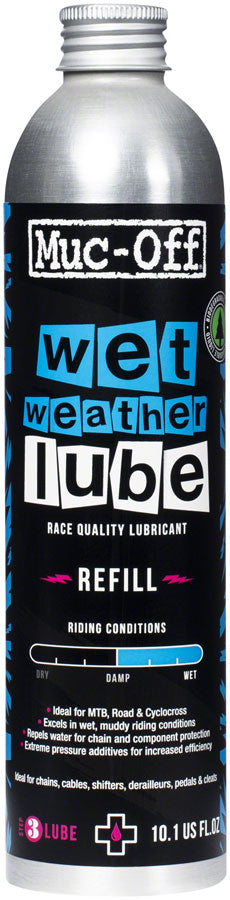Muc-Off Bio Wet Bike Chain Lube - 300ml Aluminum Refill Bottle-Goodwynn'sGoodwynn's