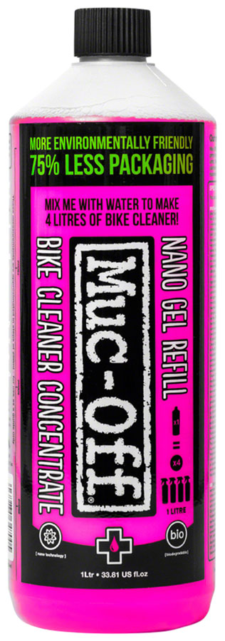 Muc-Off Nano Tech Gel Concentrate Cleaner: 1L Bottle-Goodwynn'sGoodwynn's