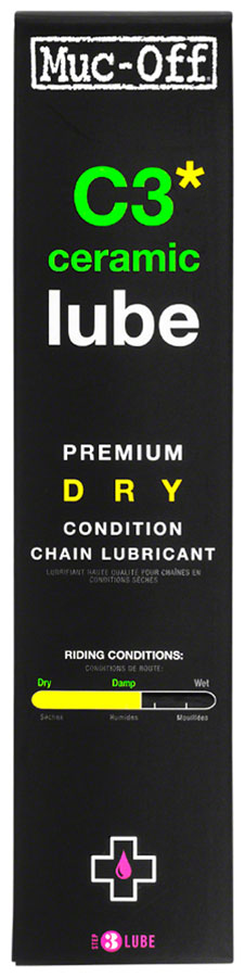 Muc-Off C3 Dry Ceramic Bike Chain Lube - 50ml Drip-Goodwynn'sGoodwynn's