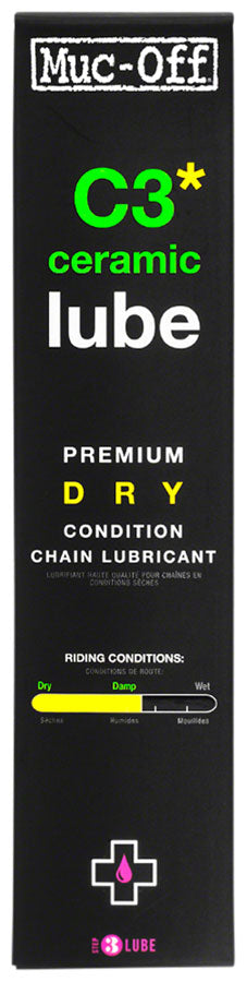 Muc-Off C3 Dry Ceramic Bike Chain Lube - 120ml Drip-Goodwynn'sGoodwynn's