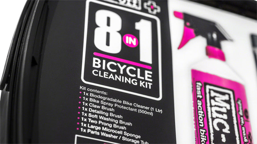 Muc-Off 8-in-1 Cleaning Kit: Tub with 8 Pieces-Goodwynn'sGoodwynn's