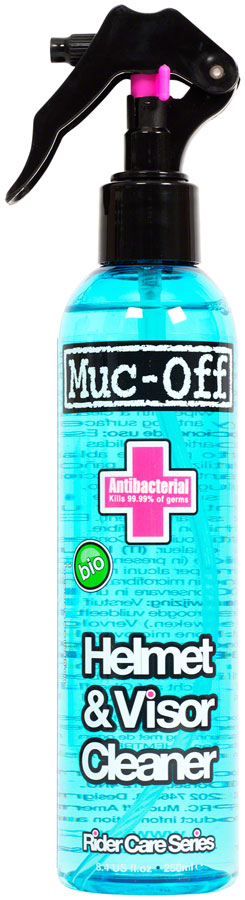Muc-Off Visor Lens and Goggle Cleaner: 250ml Bottle-Goodwynn'sGoodwynn's