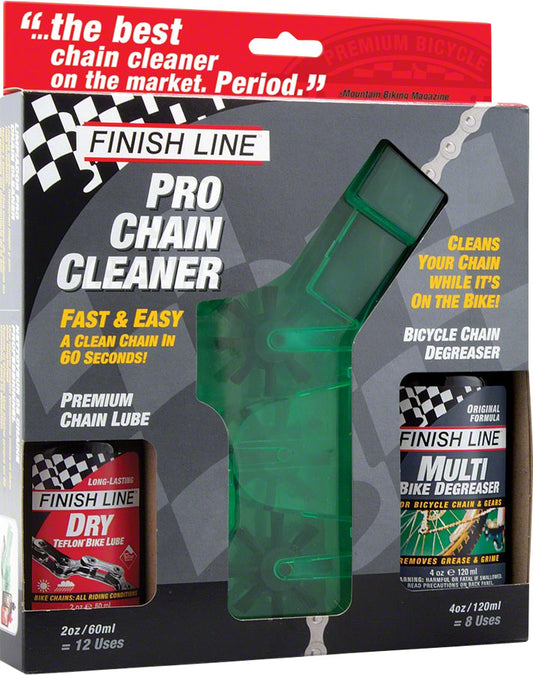 Finish Line Pro Chain Cleaner 2oz DRY Chain Lubricant 4oz EcoTech Degreaser-Goodwynn's