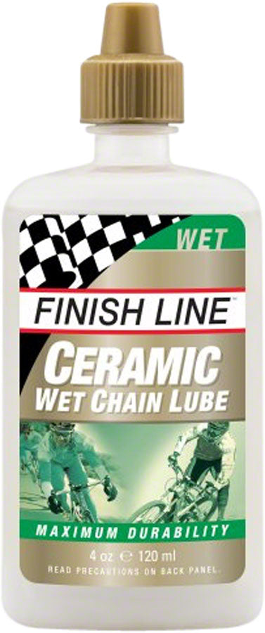 Finish Line Ceramic Wet Bike Chain Lube - 4oz Drip-Goodwynn'sGoodwynn's