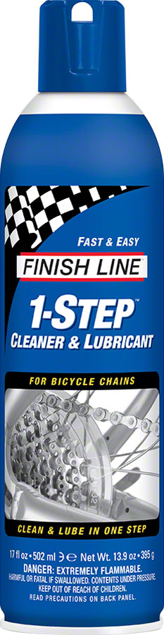 Finish Line 1-Step Cleaner and Bike Chain Lube - 17oz Aerosol-Goodwynn'sGoodwynn's
