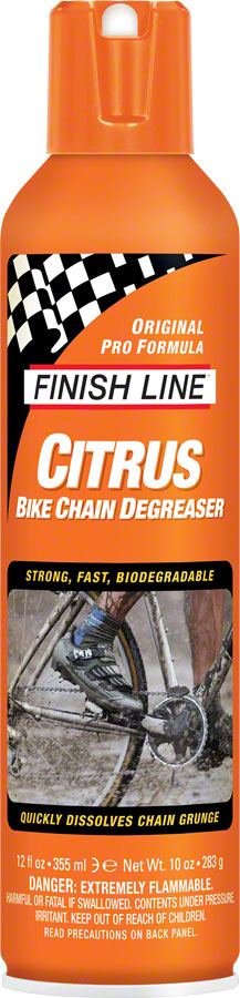 Finish Line Citrus Bike Degreaser 12oz Aerosol-Goodwynn'sGoodwynn's