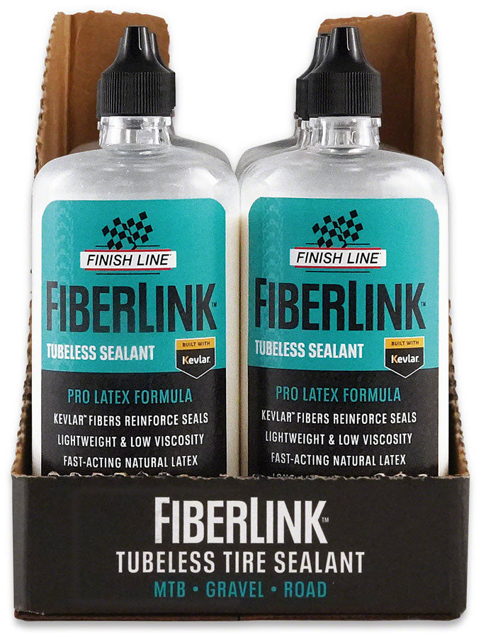 Finish Line FiberLink Tubeless Tire Sealant - 8oz Drip-Goodwynn'sGoodwynn's