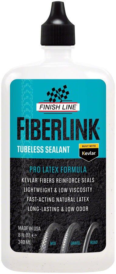 Finish Line FiberLink Tubeless Tire Sealant - 8oz Drip-Goodwynn'sGoodwynn's