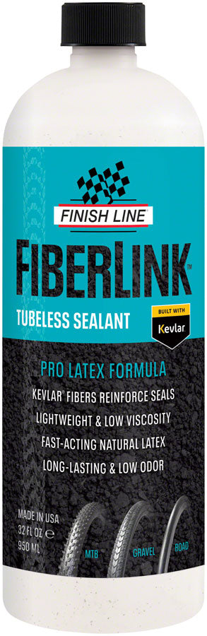 Finish Line FiberLink Tubeless Tire Sealant - 32oz Pour-Goodwynn's