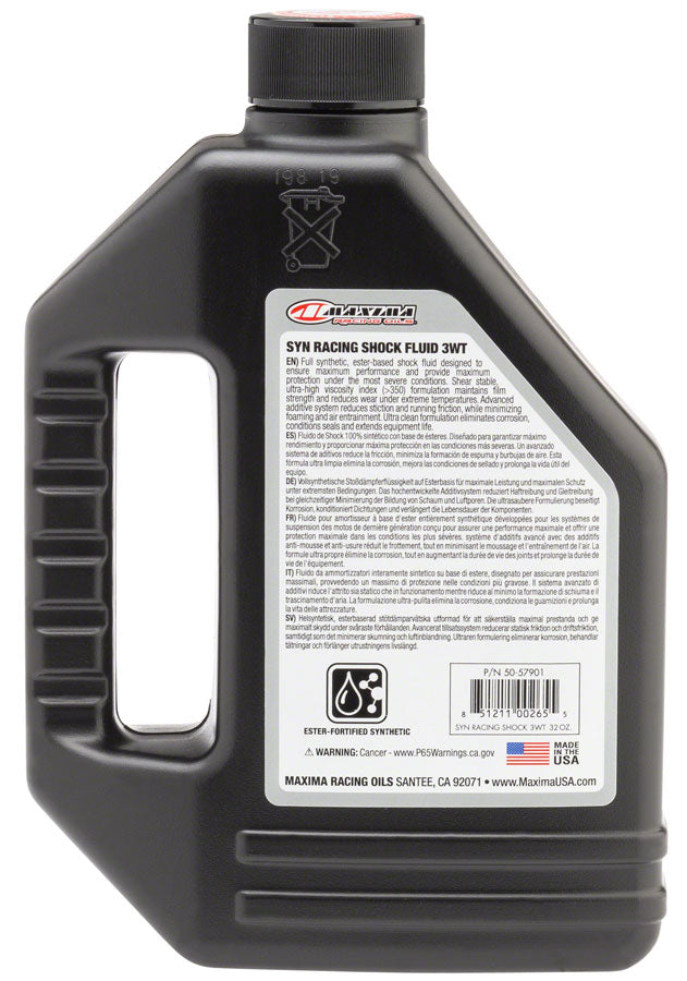 Manitou Maxima Synthetic All-Temperatures Suspension Oil - 3Wt 1 Liter-Goodwynn'sGoodwynn's