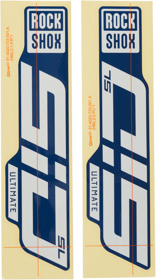 RockShox Fork Decal Kit - SID SL Ultimate 27.5"/29"-Goodwynn's