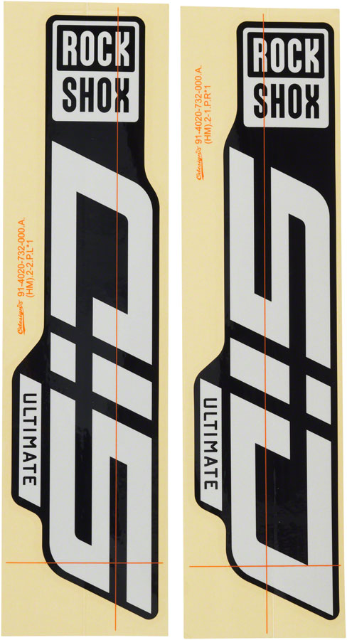 RockShox Fork Decal Kit - SID Ultimate 27.5"/29"-Goodwynn's