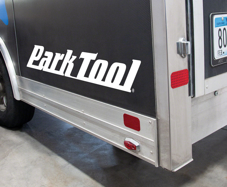Park Tool DL-36W Horizontal Logo Decal White-Goodwynn'sGoodwynn's