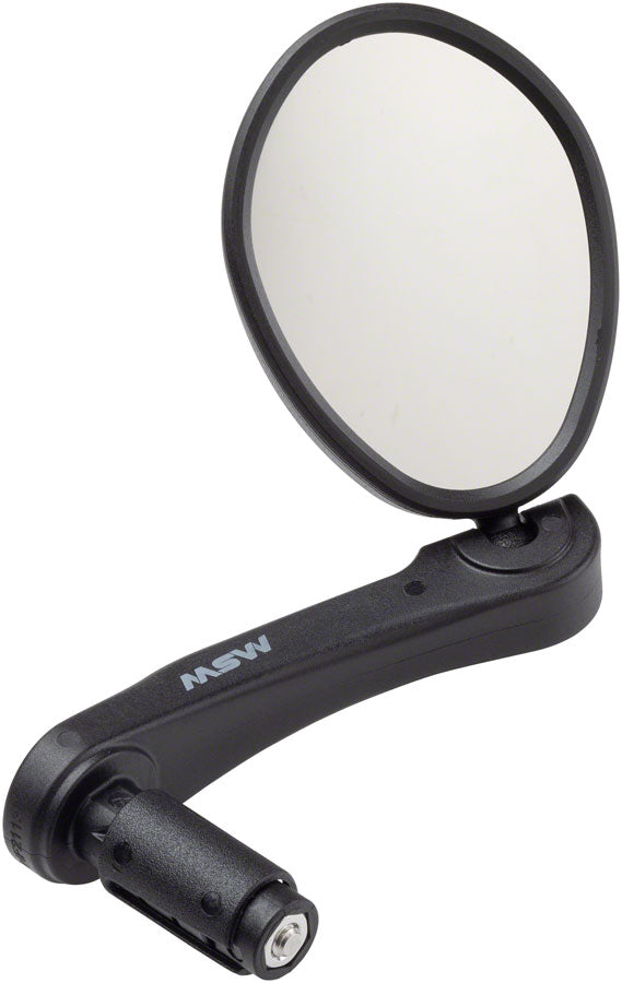 MSW Handlebar Mirror - Flat Bar Stainless Steel Lens-Goodwynn'sGoodwynn's