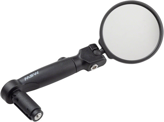 MSW Handlebar Mirror - Flat and Drop Bar HD Glass Lens