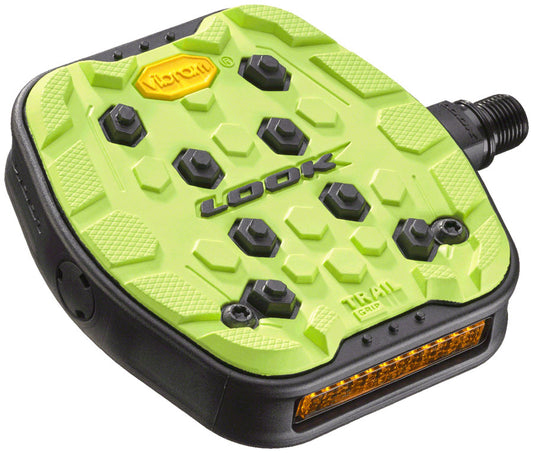 LOOK Geo Trail Grip Pedals - Platform 9/16" Lime