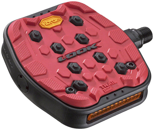LOOK Geo Trail Grip Pedals - Platform 9/16" Red