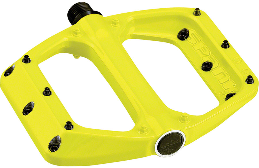 Spank Spoon DC Pedals - Platform Aluminum 9/16" Yellow-Goodwynn'sGoodwynn's