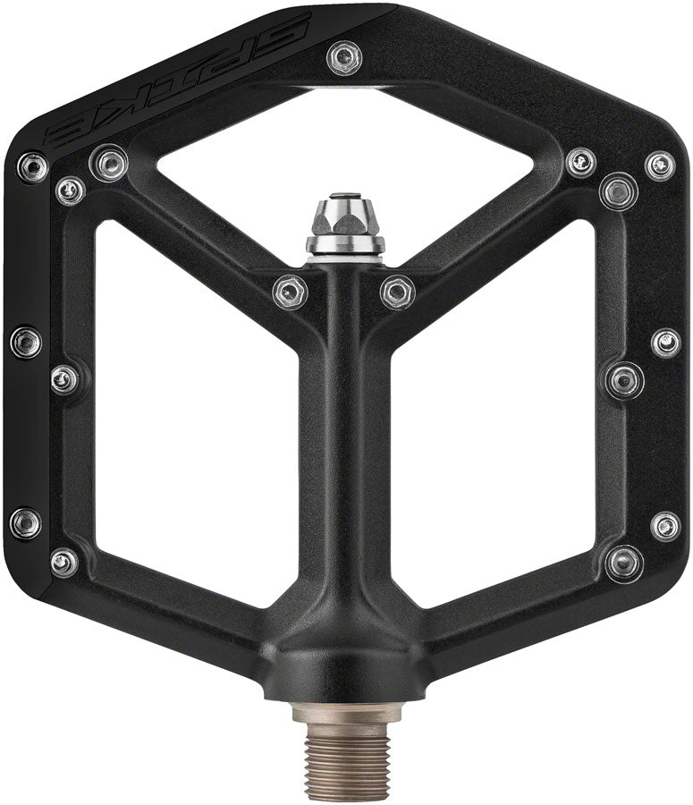 Spank Spike Pedals - Platform Aluminum 9/16" Black-Goodwynn'sGoodwynn's