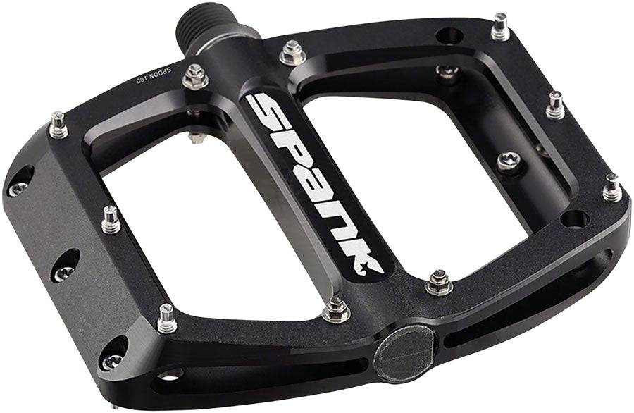 Spank Spoon 110 Pedals - Platform Aluminum 9/16" 110mm Wide Black-Goodwynn'sGoodwynn's