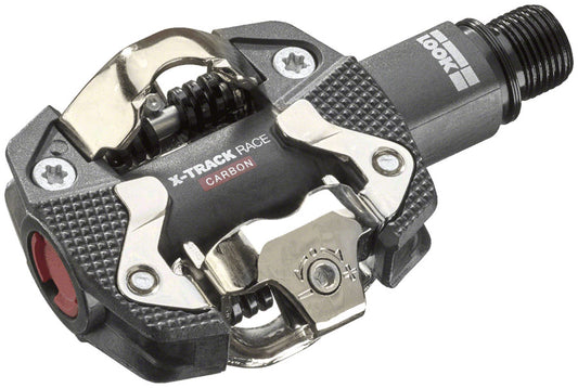 LOOK X-TRACK RACE CARBON Pedals - Dual Sided Clipless Chromoly 9/16" Black
