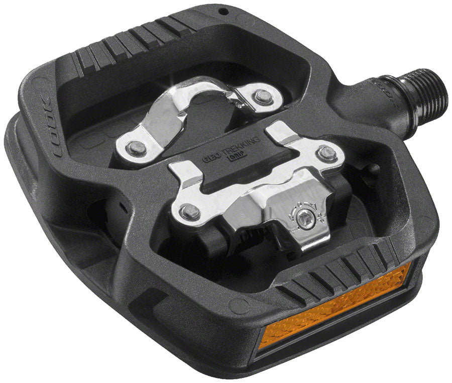 LOOK GEO TREKKING GRIP Pedals - Single Side Clipless Platform Chromoly 9/16" BLK-Goodwynn'sGoodwynn's