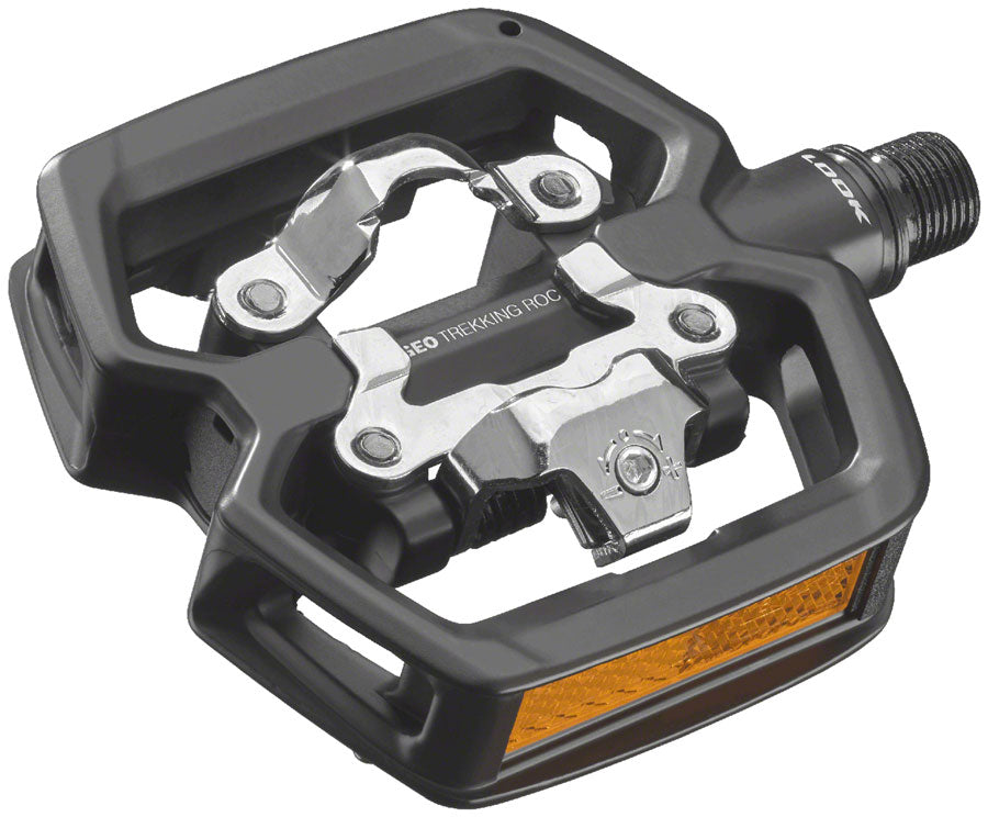 LOOK GEO TREKKING ROC Pedals - Single Side Clipless Platform Chromoly 9/16" BLK-Goodwynn'sGoodwynn's