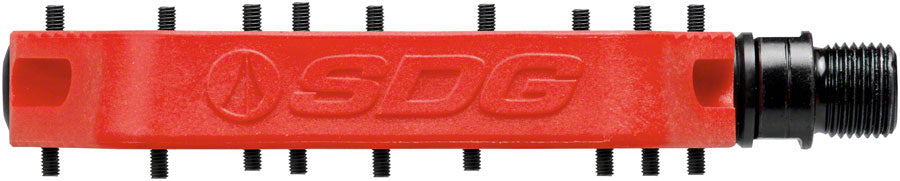 SDG Comp Pedals - Platform Composite  9/16"  Red-Goodwynn'sGoodwynn's