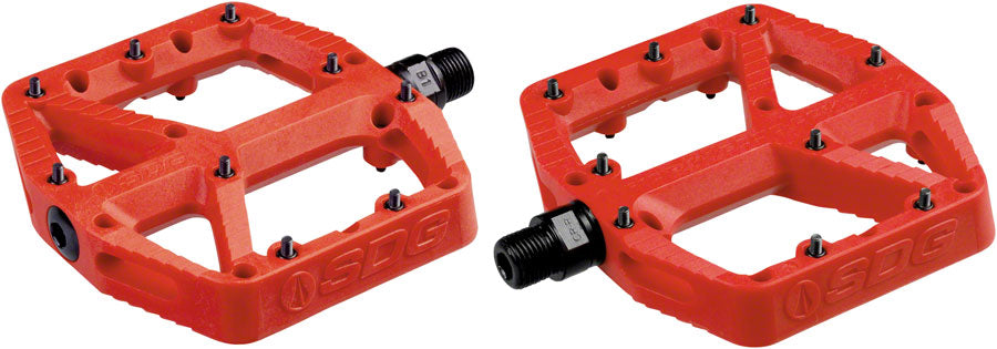 SDG Comp Pedals - Platform Composite  9/16"  Red-Goodwynn'sGoodwynn's