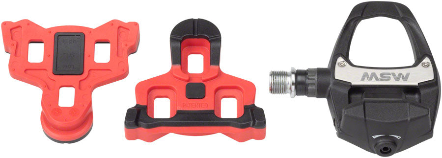 MSW Judo Pedals - Single Side Road Clipless Composite 9/16" Black-Goodwynn'sGoodwynn's
