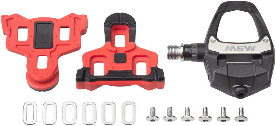 MSW Judo Pedals - Single Side Road Clipless Composite 9/16" Black-Goodwynn'sGoodwynn's