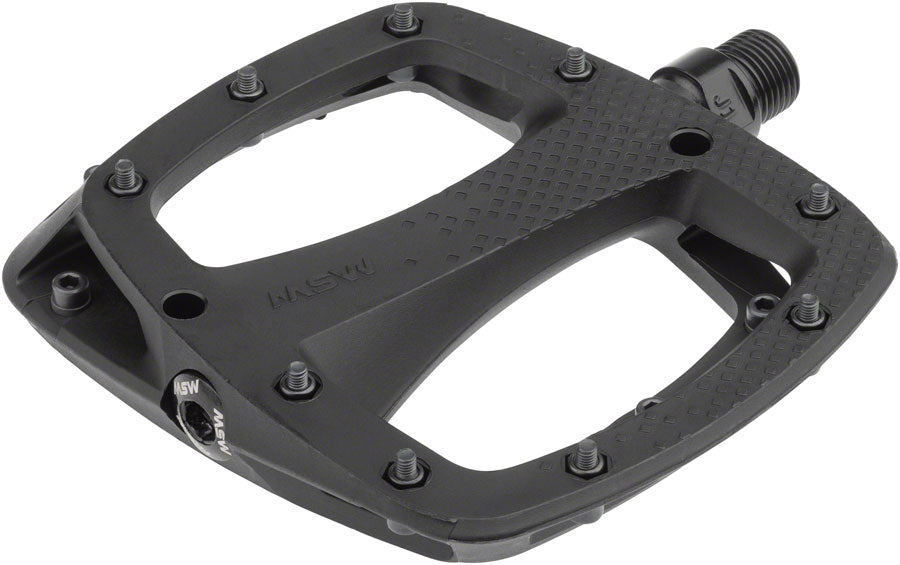 MSW Thump Pedals with Replaceable Pins - Platform Composite 9/16" Black-Goodwynn'sGoodwynn's