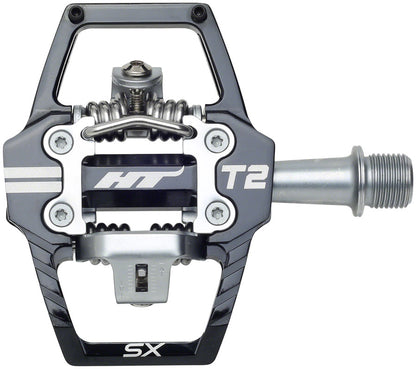 HT Components T2-SX Pedals - Dual Sided Clipless Platform Aluminum 9/16"