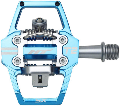 HT Components T2-SX Pedals - Dual Sided Clipless Platform Aluminum 9/16"