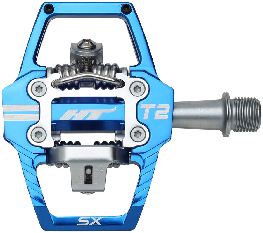 HT Components T2-SX Pedals - Dual Sided Clipless Platform Aluminum 9/16"