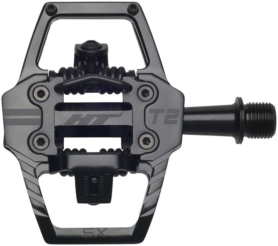 HT Components T2-SX Pedals - Dual Sided Clipless Platform Aluminum 9/16"