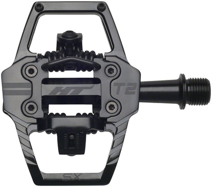 HT Components T2-SX Pedals - Dual Sided Clipless Platform Aluminum 9/16"