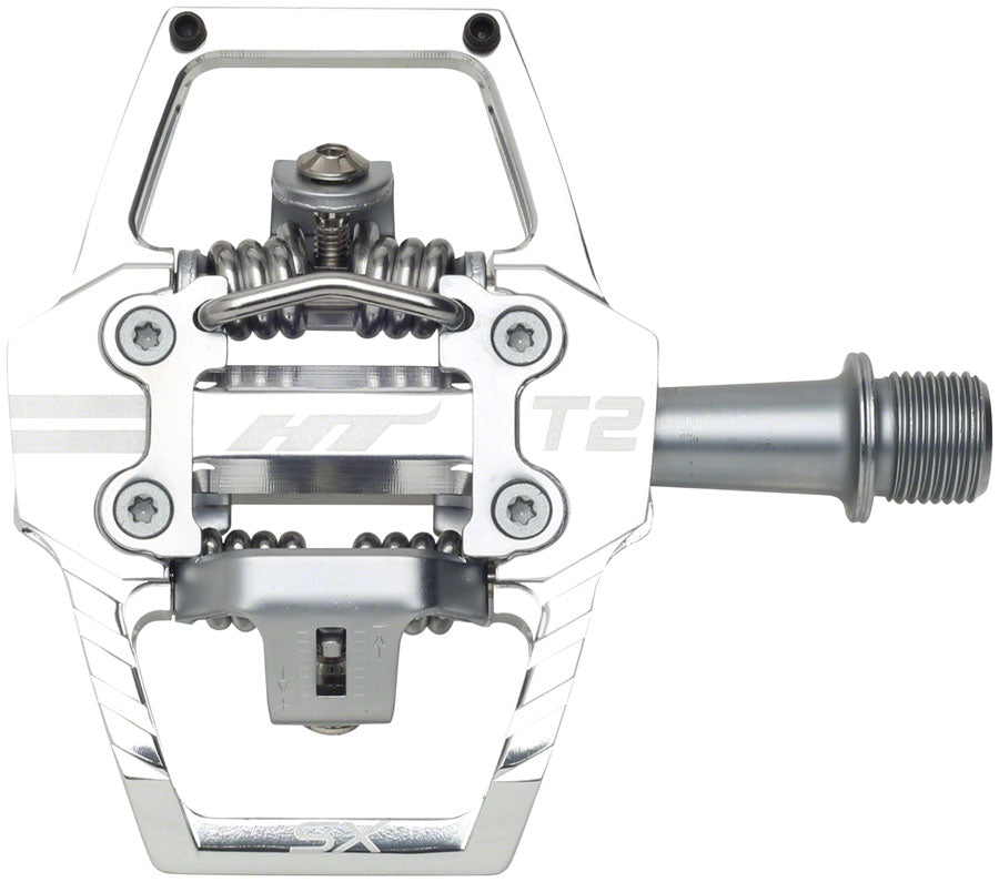 HT Components T2-SX Pedals - Dual Sided Clipless Platform Aluminum 9/16"