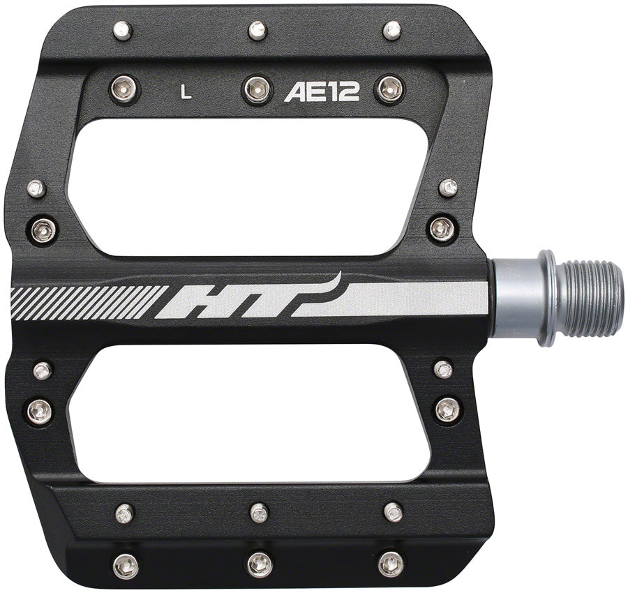 HT Components AE12 Pedals - Platform Aluminum 9/16" Black-Goodwynn'sGoodwynn's