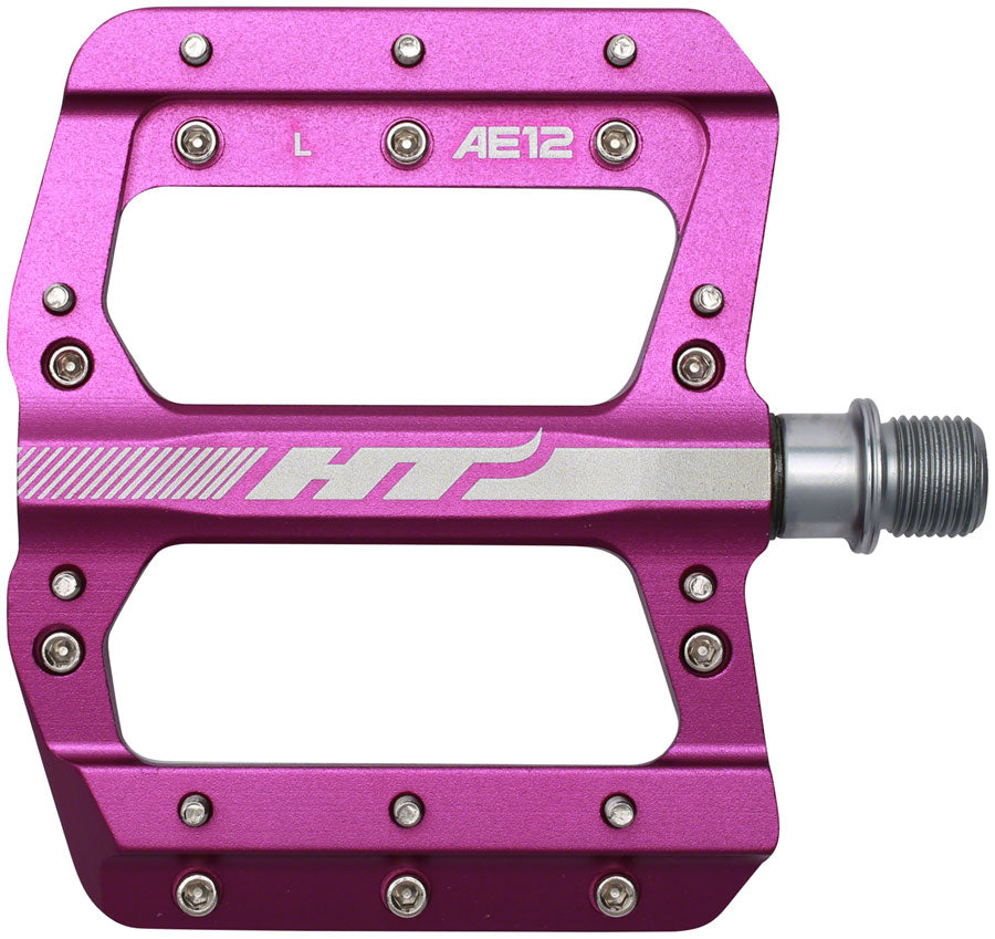 HT Components AE12 Pedals - Platform Aluminum 9/16" Purple-Goodwynn'sGoodwynn's