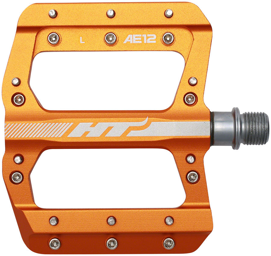 HT Components AE12 Pedals - Platform Aluminum 9/16" Orange-Goodwynn'sGoodwynn's