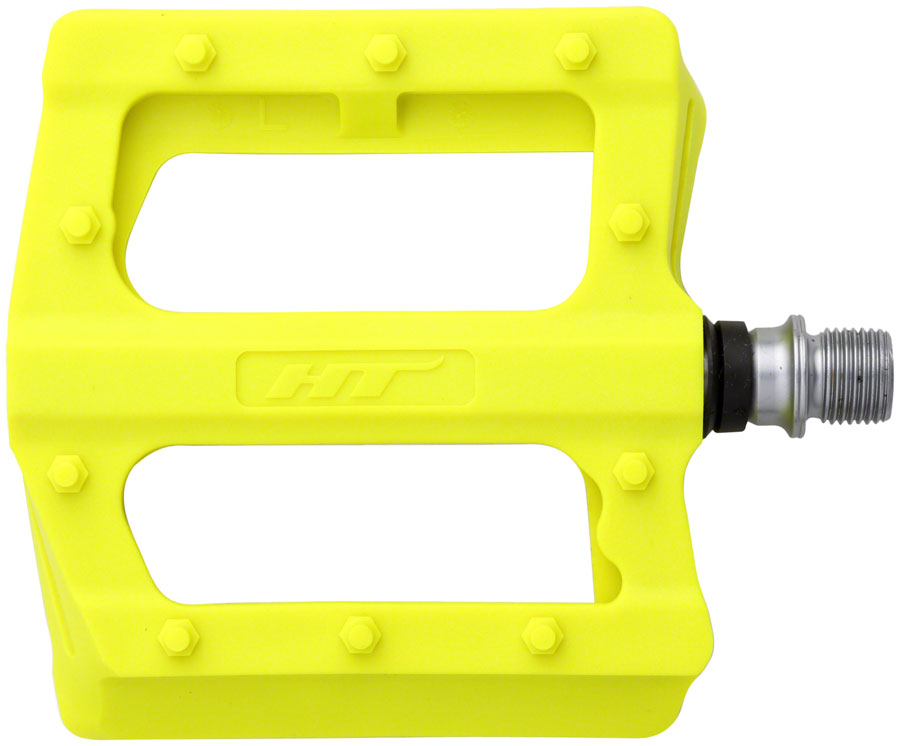 HT Components PA12 Pedals - Platform Composite 9/16" Neon Yellow-Goodwynn'sGoodwynn's