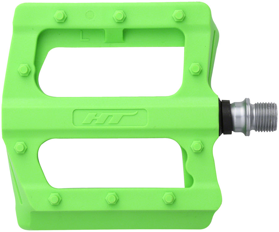 HT Components PA12 Pedals - Platform Composite 9/16" Green-Goodwynn'sGoodwynn's
