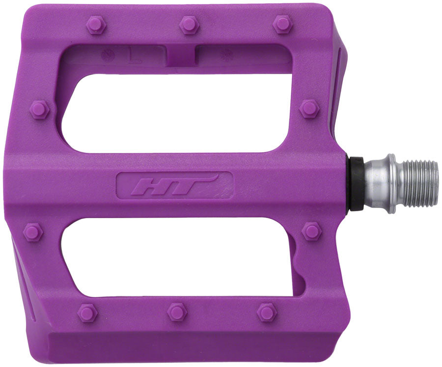 HT Components PA12 Pedals - Platform Composite 9/16" Dark Purple-Goodwynn'sGoodwynn's