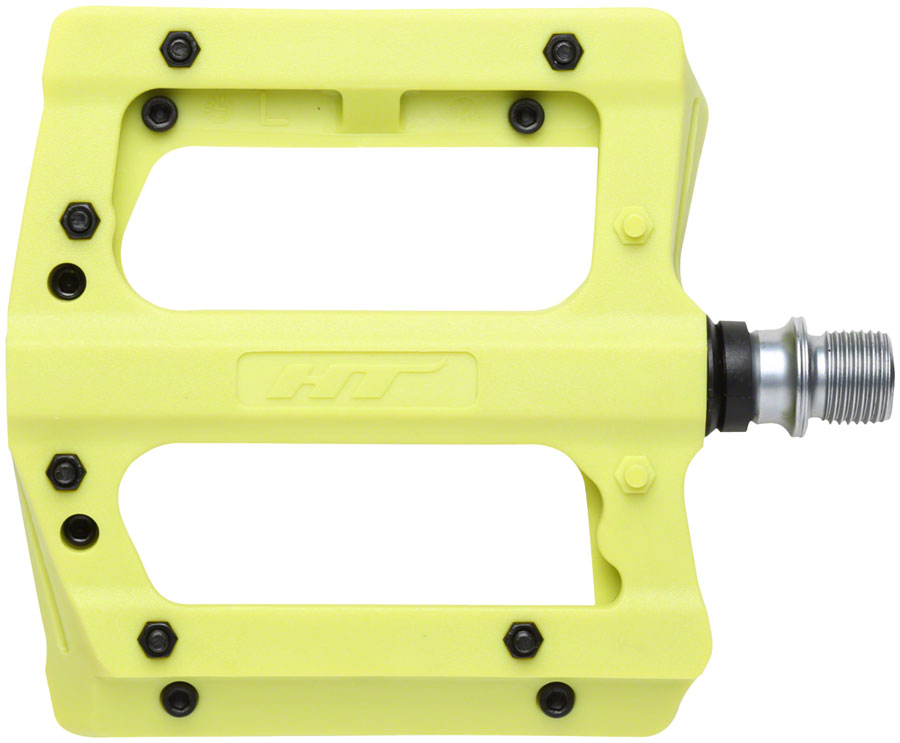 HT Components PA12A Pedals - Platform Composite 9/16" Neon Green-Goodwynn'sGoodwynn's